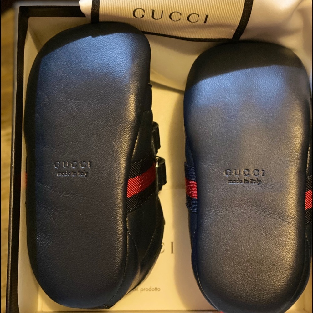 Gucci ace baby newborn snap sneakers NWT - Picture 4 of 15